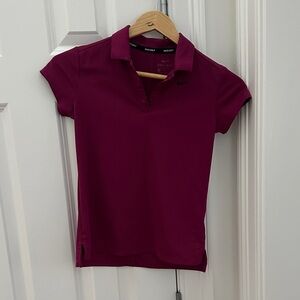 Nike Golf Girl’s Short Sleeve Polo - Dark Purple